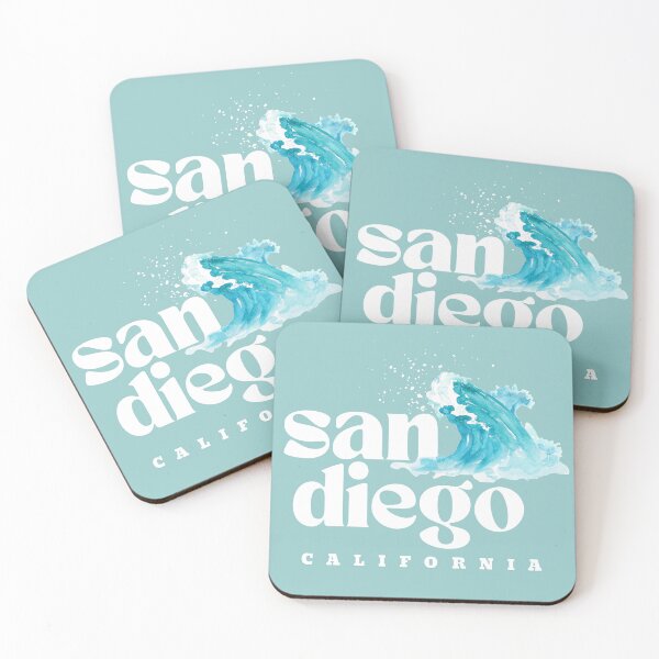 Item preview, San Diego Wave Text Graphic designed and sold by CozyThreadsCo.