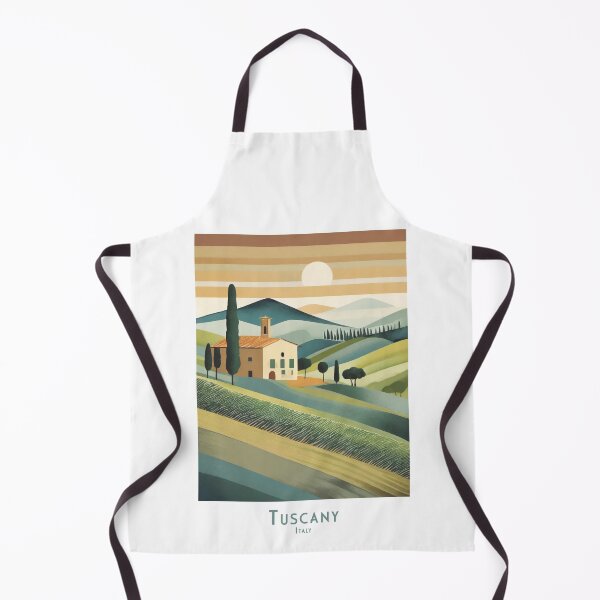 Item preview, Vintage Minimalist Travel Poster Tuscany Italy – Retro Landscape Art designed and sold by pod24.
