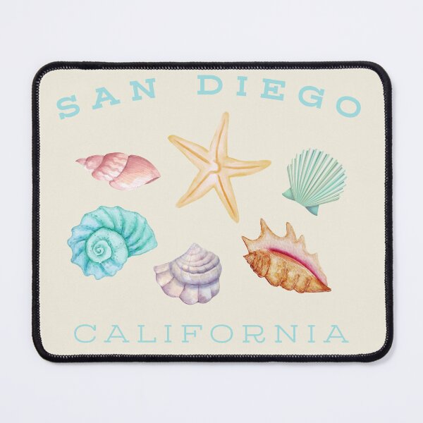 Item preview, San Diego California Shells Graphic  designed and sold by CozyThreadsCo.