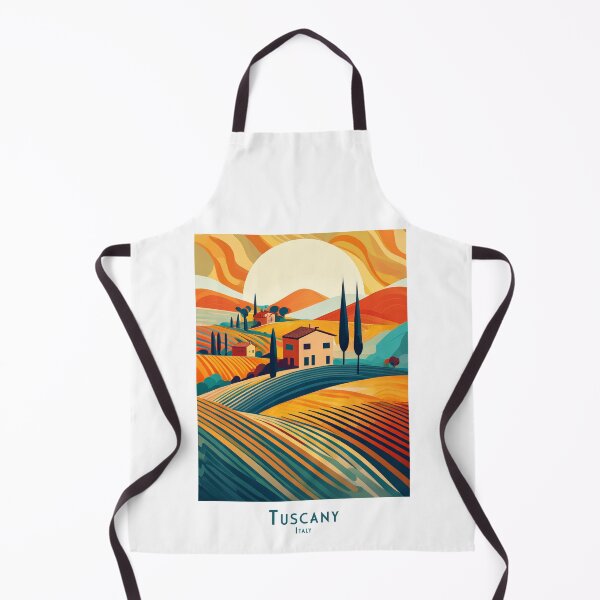 Item preview, Retro Minimalist Travel Poster Tuscany Italy – Vintage Landscape Art designed and sold by pod24.