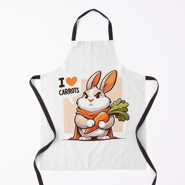 Item preview, I love carrots. The angry rabbit designed and sold by CameliaWave.