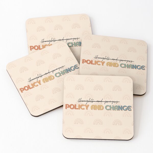 Item preview, Policy and Change Sticker designed and sold by Just-Be-Designs.