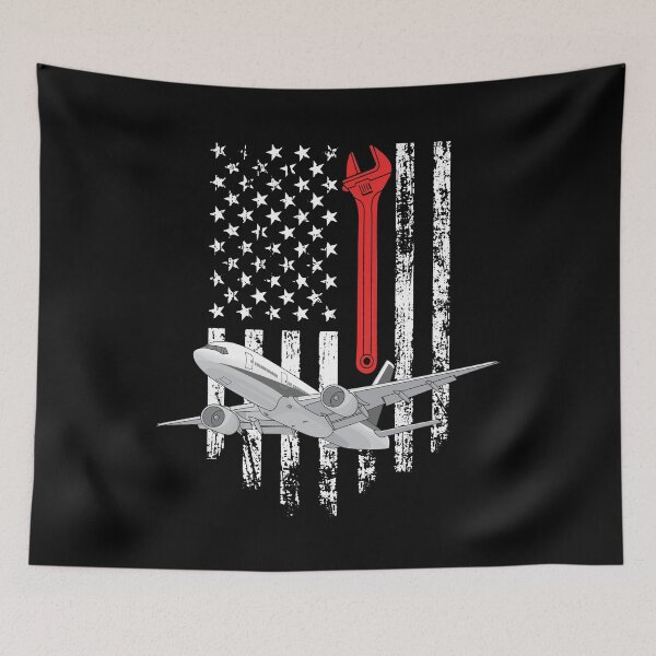 Item preview, Aircraft Mechanic Aviation Maintenance Airplane Fan designed and sold by MrEddie10.