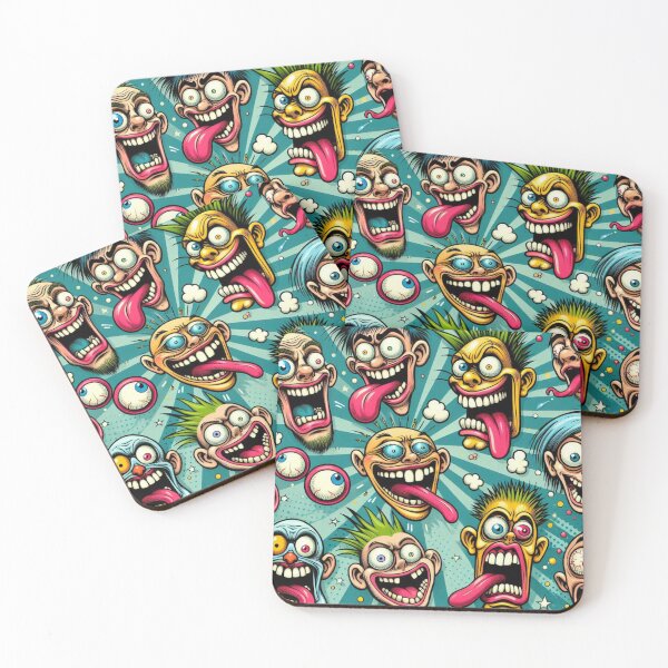 Artikelvorschau, Even more crazy faces entworfen und verkauft von mrf2thed.