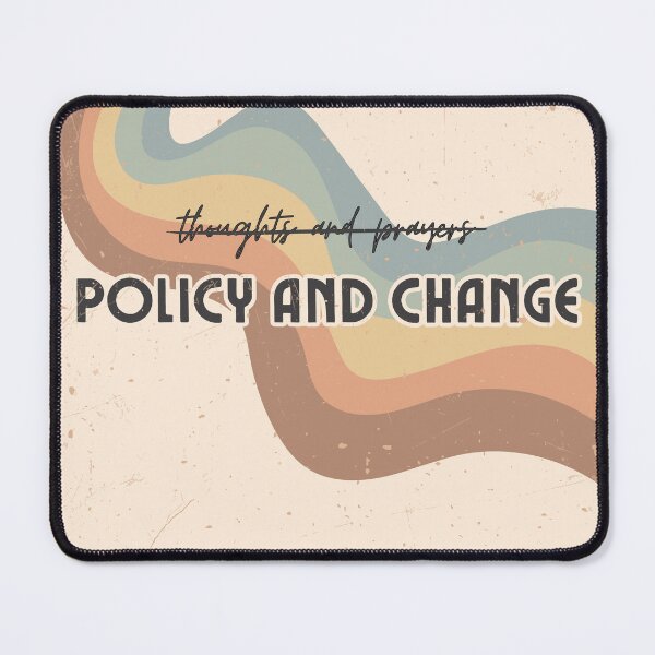 Item preview, Policy and Change Vintage Retro Wall Art designed and sold by Just-Be-Designs.