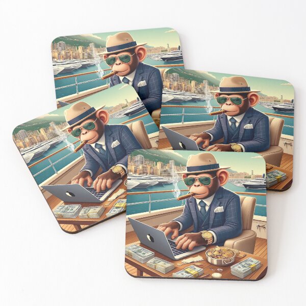 Item preview, Luxury lifestyle monkey designed and sold by NoCompetition.