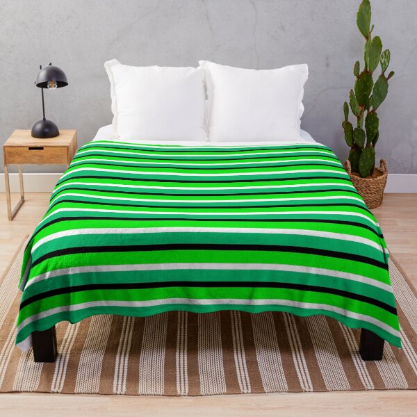Item preview, Dark And Light Green Stripes Pattern Design designed and sold by PatternTitan.
