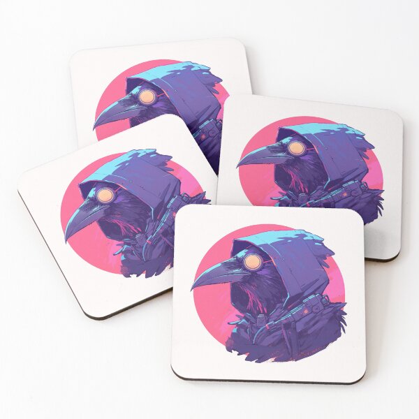 Item preview, Cyber crow // crow // Cool Animal // Cyber Animal // Future Animal Art // Animal Warrior // Animal Cute Art // Gaming Aesthetic stickers designed and sold by SMARTKIT  DESIGNAGENCY.
