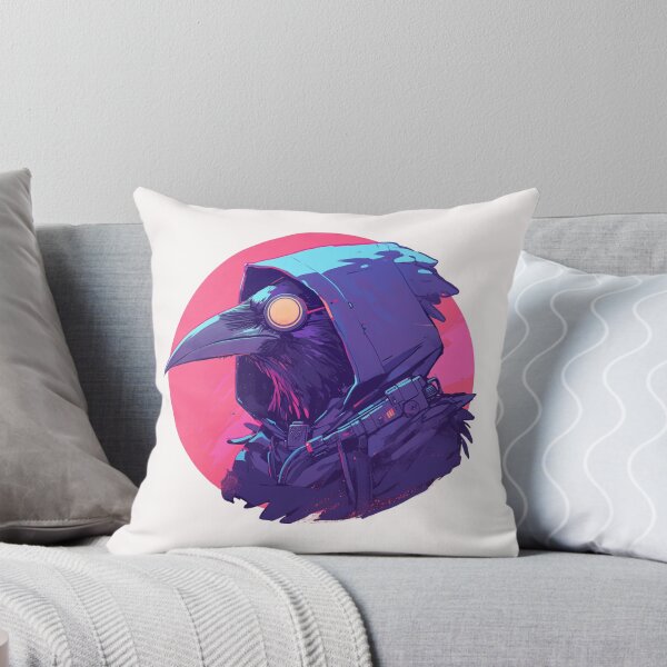 Item preview, Cyber crow // crow // Cool Animal // Cyber Animal // Future Animal Art // Animal Warrior // Animal Cute Art // Gaming Aesthetic stickers designed and sold by SMARTKIT  DESIGNAGENCY.