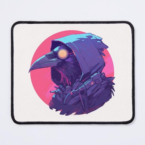 Item preview, Cyber crow // crow // Cool Animal // Cyber Animal // Future Animal Art // Animal Warrior // Animal Cute Art // Gaming Aesthetic stickers designed and sold by SMARTKIT DESIGNAGENCY.
