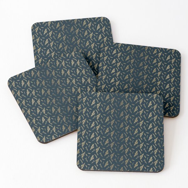 Item preview, Up North - Gold on Navy designed and sold by Saki Desjardins.