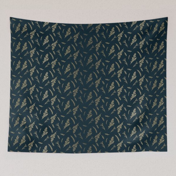 Item preview, Up North - Gold on Navy designed and sold by Saki Desjardins.