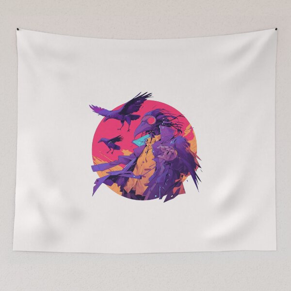 Item preview, Cyber crow // crow // Cool Animal // Cyber Animal // Future Animal Art // Animal Warrior // Animal Cute Art // Gaming Aesthetic stickers designed and sold by SMARTKIT  DESIGNAGENCY.