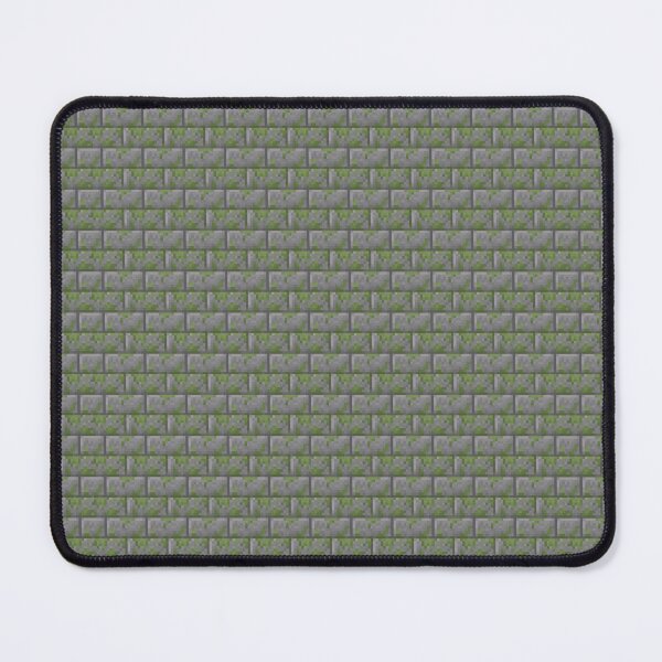 Item preview, Mossy Stone Bricks Block Minecraft Pattern Texture designed and sold by Kubala Designs.