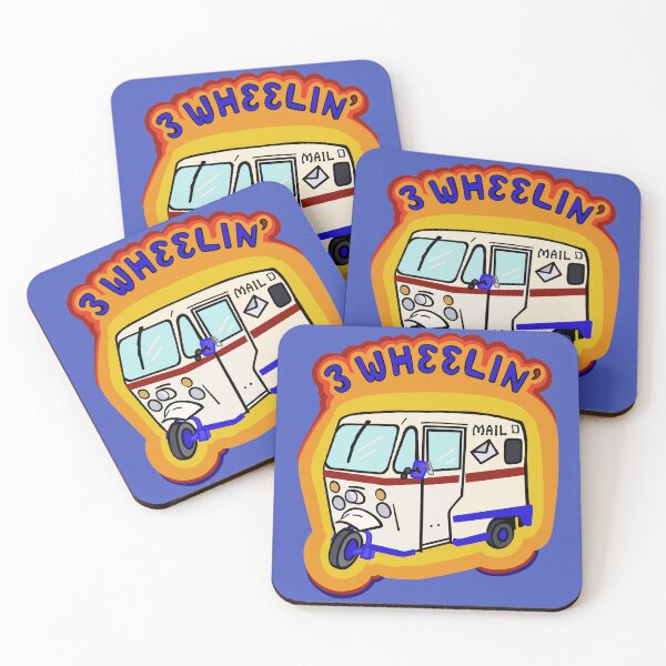 Item preview, 3 Wheelin Mailster Retro  designed and sold by Sparkleweather.