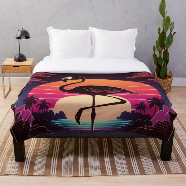 Item preview, Retro Flamingo Sunset designed and sold by Exodoi.