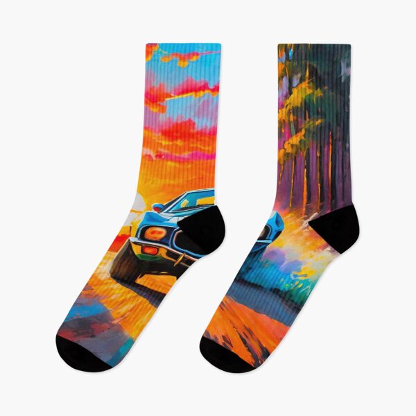 Item preview, Sunset Thunder: The Muscle Car’s Last Roar designed and sold by GrizzlyCollective.