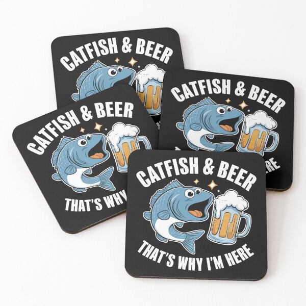 Item preview, Catfish and beer, That's why I'm here designed and sold by HandicraftArt.