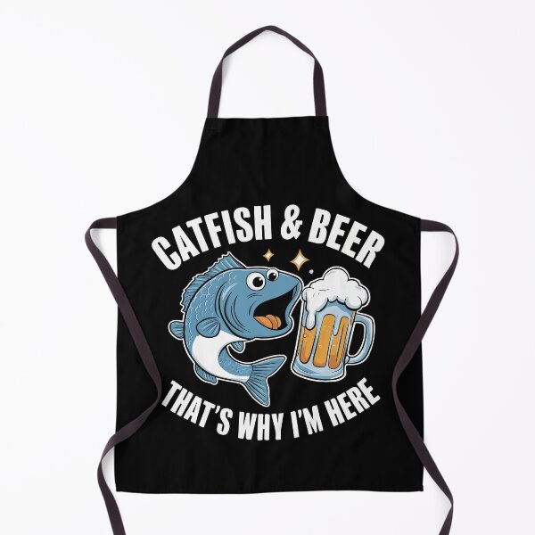 Item preview, Catfish and beer, That's why I'm here designed and sold by HandicraftArt.
