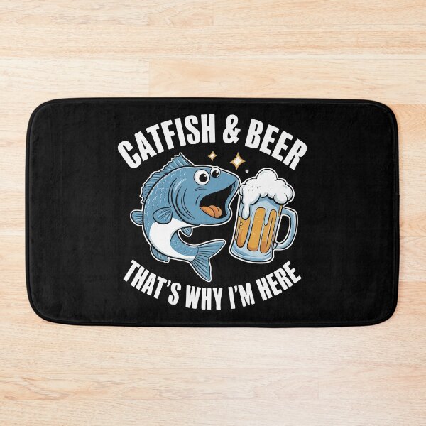 Item preview, Catfish and beer, That's why I'm here designed and sold by HandicraftArt.