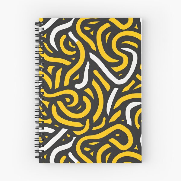Item preview, Yellow, White, and Black Lines Abstract Pattern  designed and sold by palaco210.