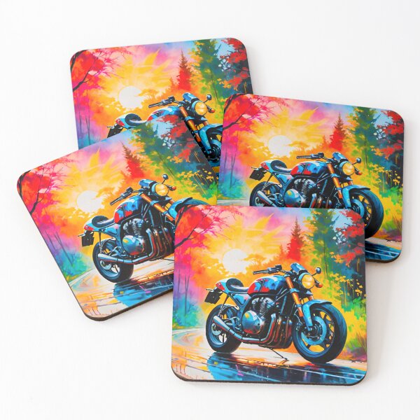 Item preview, Sundown Rider: Embracing Twilight on Two Wheels designed and sold by GrizzlyCollective.