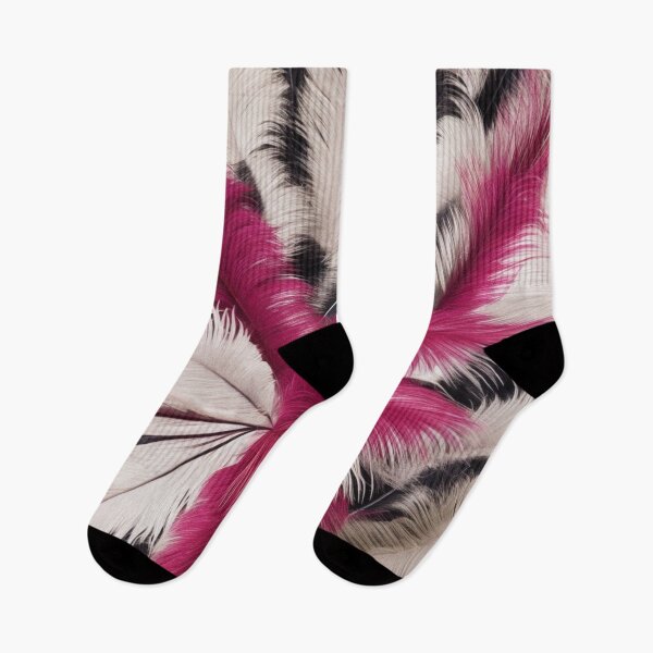 Item preview, Colorful Pink | Black | White Feathers designed and sold by PinkGoddessLove.
