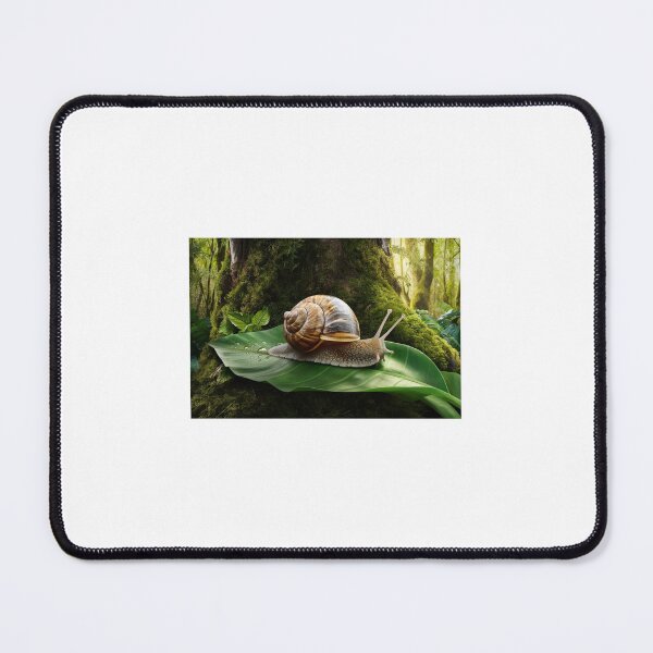 Item preview, Dazzling snail slides on a leaf designed and sold by Bellas-Artes-99.