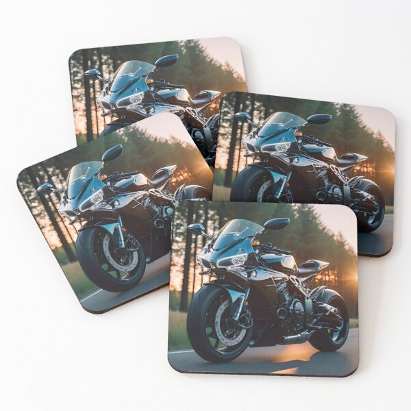 Item preview, Midnight Speed: The Shiny Black Superbike designed and sold by GrizzlyCollective.