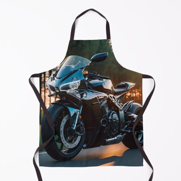 Aperçu de l'œuvre Vitesse de minuit : la Superbike noire brillante créée et vendue par GrizzlyCollective.