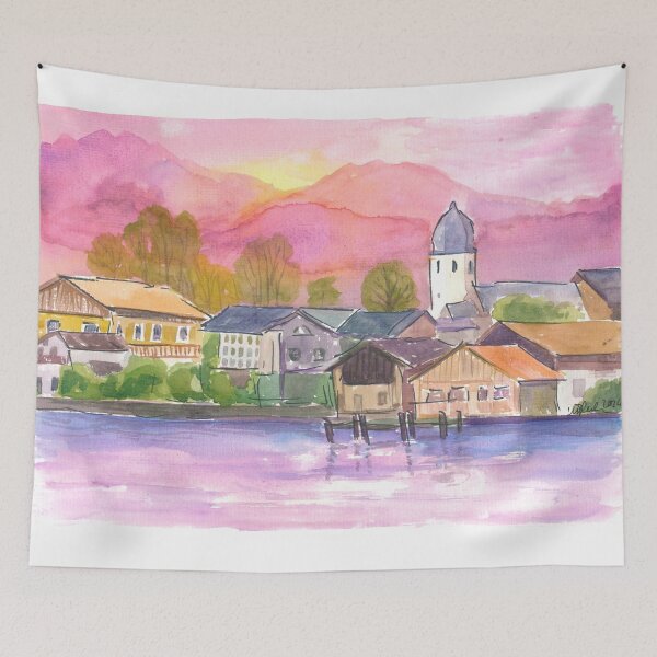 Item preview, Arrival at the Fraueninsel on Lake Chiemsee designed and sold by artshop77.