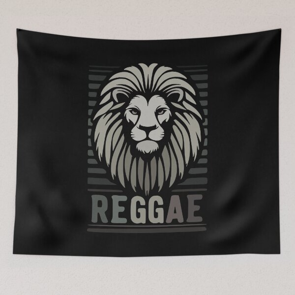 Item preview, reggae music conquering lion vintage nb designed and sold by CutOriginalArt.