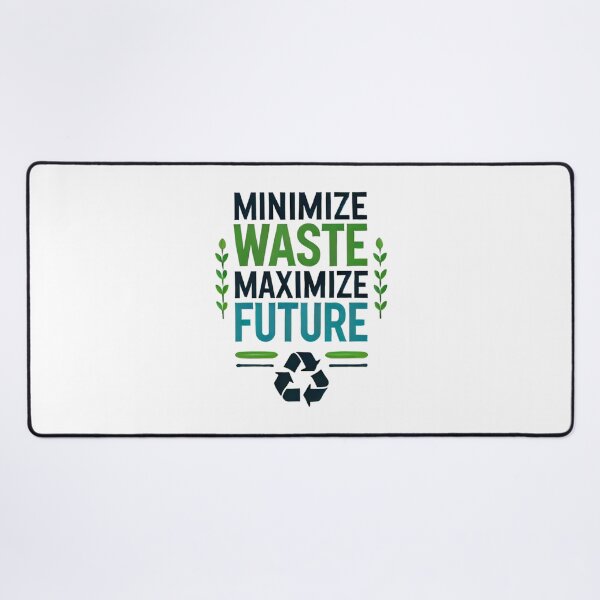 Item preview, Minimize Waste, Maximize Future designed and sold by Blink Art Studio.