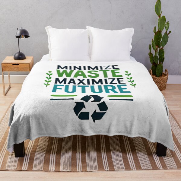 Item preview, Minimize Waste, Maximize Future designed and sold by Blink Art Studio.