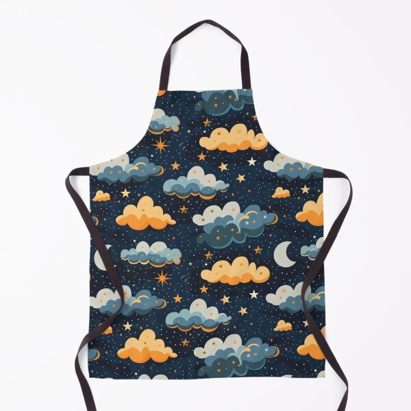 Item preview, Retro Cloudy Night Skies designed and sold by palaco210.
