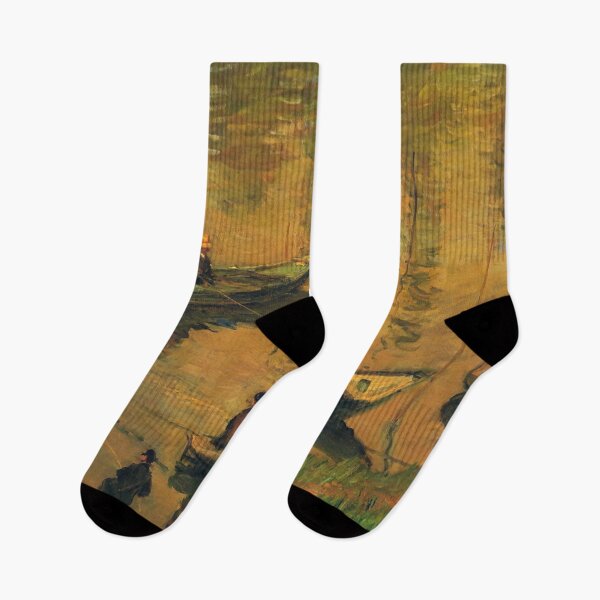 Item preview, Anglers on the Seine at Poissy - Claude Monet designed and sold by dottyshai.