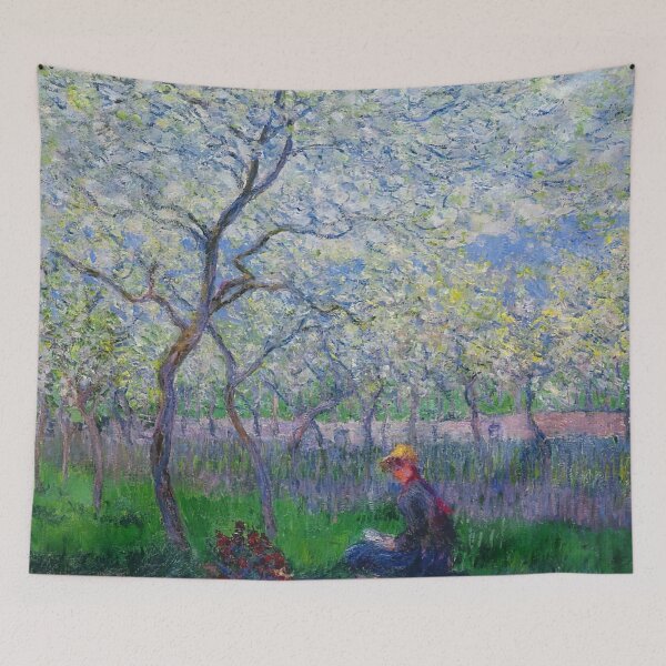 Item preview, Un huerto en primavera - Claude Monet designed and sold by dottyshai.