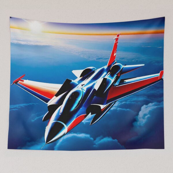 Item preview, Above the Clouds: Jet Plane’s Majestic Ascent designed and sold by GrizzlyCollective.