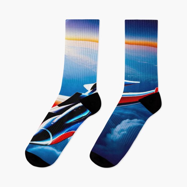 Item preview, Above the Clouds: Jet Plane’s Majestic Ascent designed and sold by GrizzlyCollective.