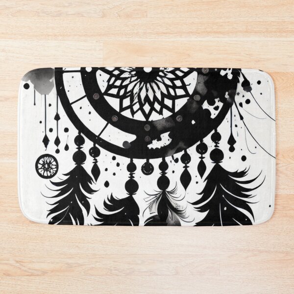 Item preview, amulet, dreamcatcher, drawing, ink, designed and sold by DonnaBlankaArt.