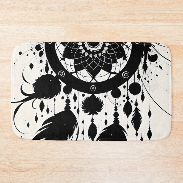 Item preview, amulet, dreamcatcher, drawing, ink, designed and sold by DonnaBlankaArt.