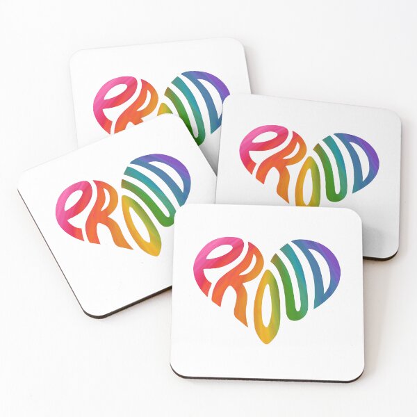 Item preview, Proud LGBTQ+ Rainbow Watercolor Heart designed and sold by Olivia Ossege.