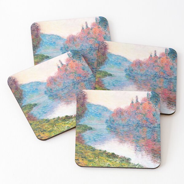 Item preview, Orillas del Sena en Jenfosse - Tiempo despejado - Claude Monet designed and sold by dottyshai.