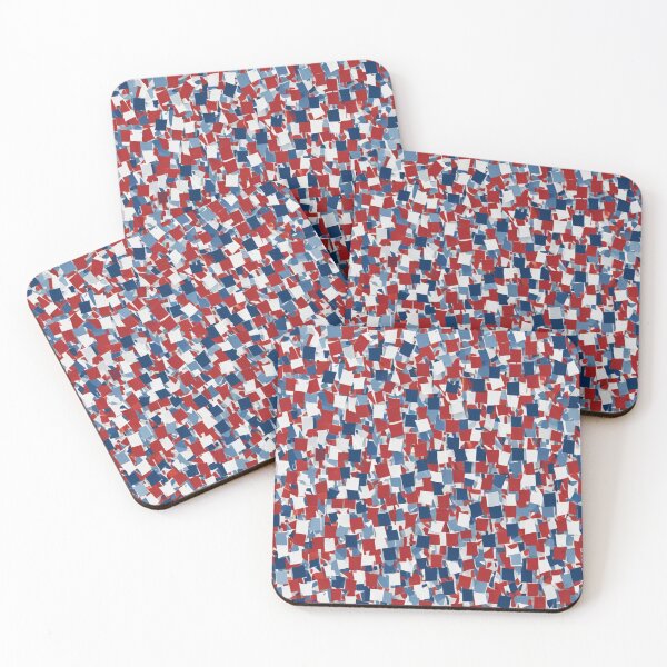 Item preview, Abstract Red White and Blue Pattern designed and sold by calibrit.