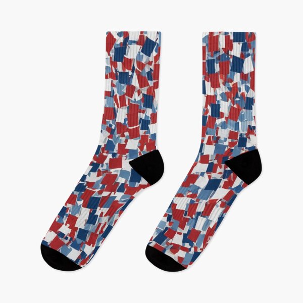 Item preview, Abstract Red White and Blue Pattern designed and sold by calibrit.