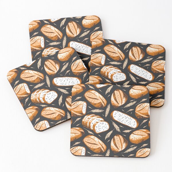 Item preview, Sourdough Bread Seamless Pattern designed and sold by palaco210.