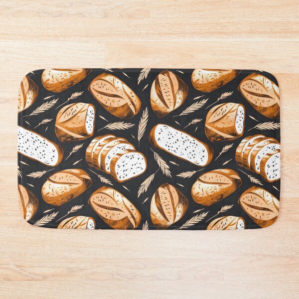 Item preview, Sourdough Bread Seamless Pattern designed and sold by palaco210.