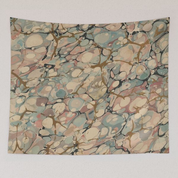 Item preview, Vintage Design Marbled Endpaper designed and sold by newnouveau.