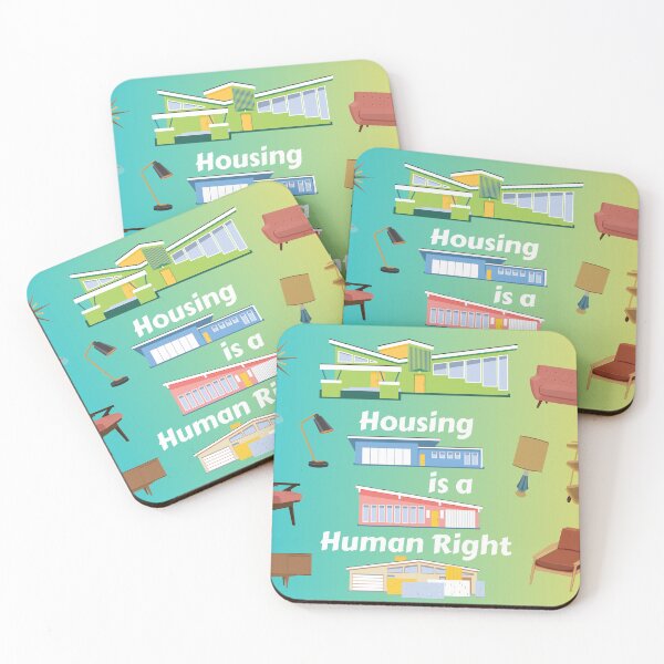 Item preview, Housing is a Human Right - Mid Century Modern Homes and Furniture Design designed and sold by WigOutlet.
