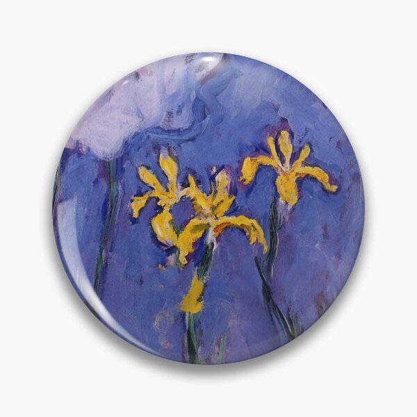 Item preview, Yellow Irises with Pink Cloud - Claude Monet designed and sold by dottyshai.